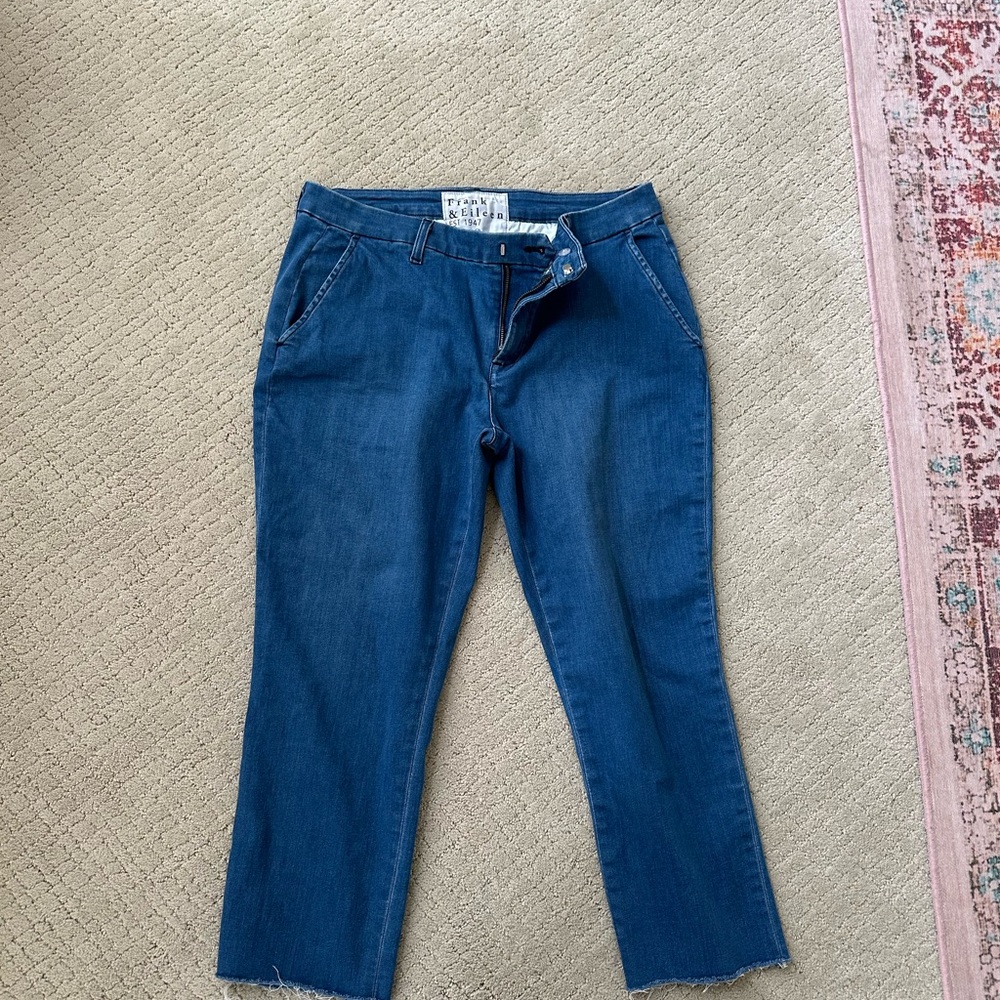 Frank & Eileen Blue Ankle Jeans size 12